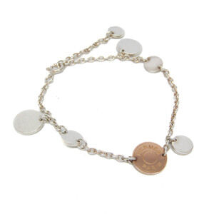 HERMES 18k Gold Charm Bracelet
